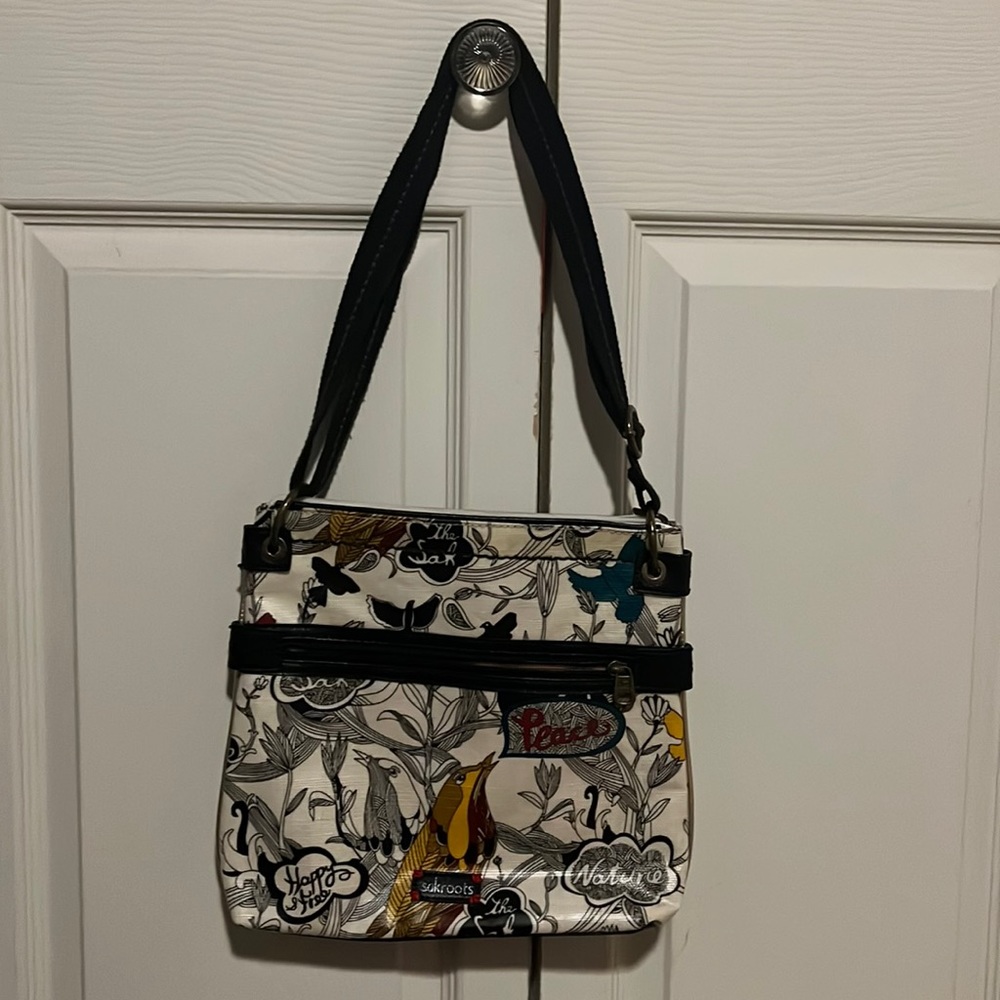 Women’s Sakroots Coated Canvas Crossbody Bag